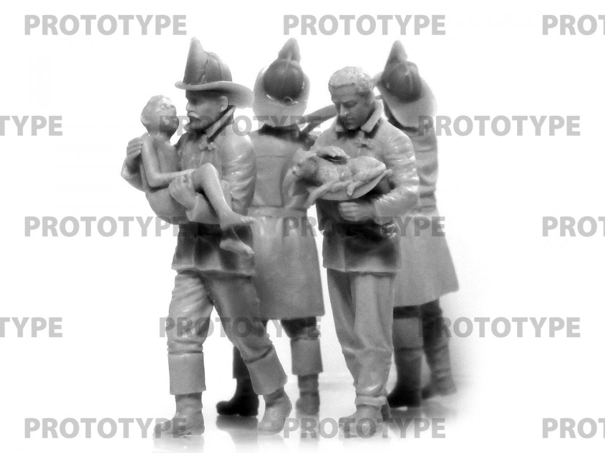 ICM 35622 American Fire Truck Crew (1910s) 1/35 – image 3