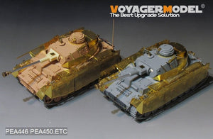 Voyager modèle PEA450 WWII allemand Pz.Kpfw.IV Ausf.J &amp;quot;Thoma Shields&amp;quot; treillis métallique schürzen (dernière production) (POUR Boder 35008) 1/35 – image 16