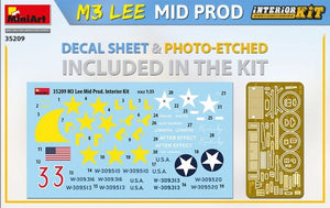 MiniArt 35209 M3 Lee Mid. Production w/interior kit 1/35 – imagen 5
