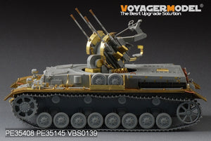 Voyager modèle PE35408 WWII Panzer allemand IV ausf G 20mm Flakpanzer IV &amp;quot;Wirbelwind&amp;quot; pour DRAGON 6342 1/35 – image 7