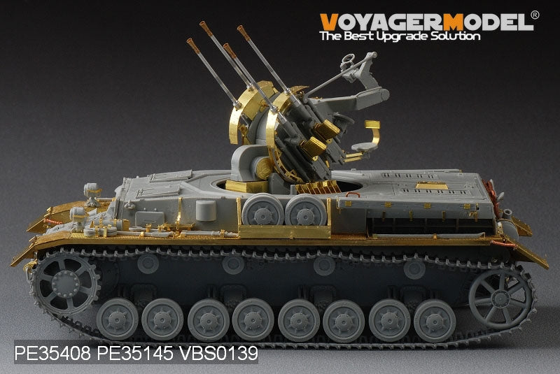 Voyager modèle PE35408 WWII Panzer allemand IV ausf G 20mm Flakpanzer IV &amp;quot;Wirbelwind&amp;quot; pour DRAGON 6342 1/35 – image 7