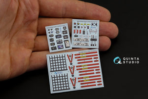 Quinta Studio QD35068 KAMAZ-43509 3D-Printed &amp;amp; coloured Interior on decal paper (Zvezda) 1/35 – zdjęcie 15