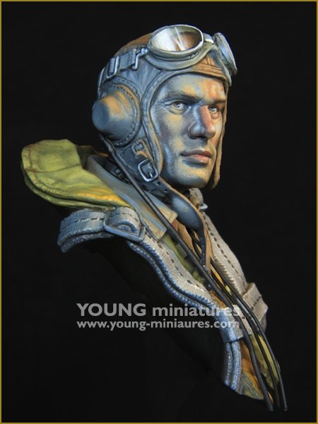 Young Miniatures YM1890 The Battle of Midway US Navy Pilot 1942 1/10 – immagine 8