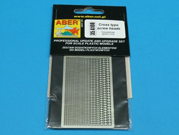 Aber 35A108 Cross type screw heads 1/35 – imagen 4