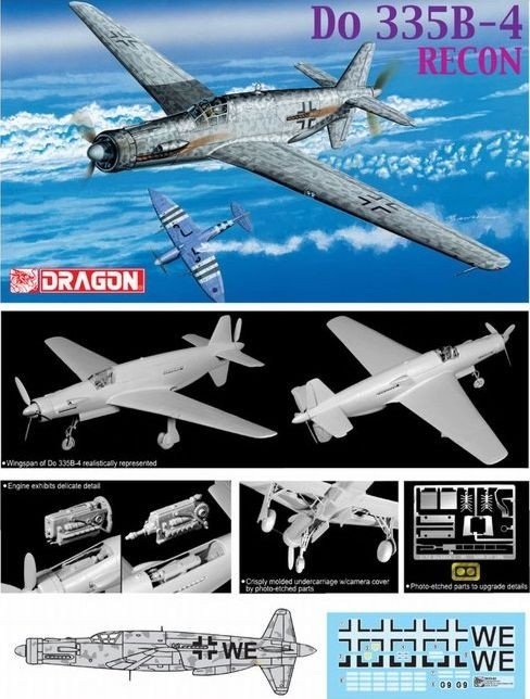 Dragon 5033 Do 335 B-4 Pfeil 1/72 – immagine 2