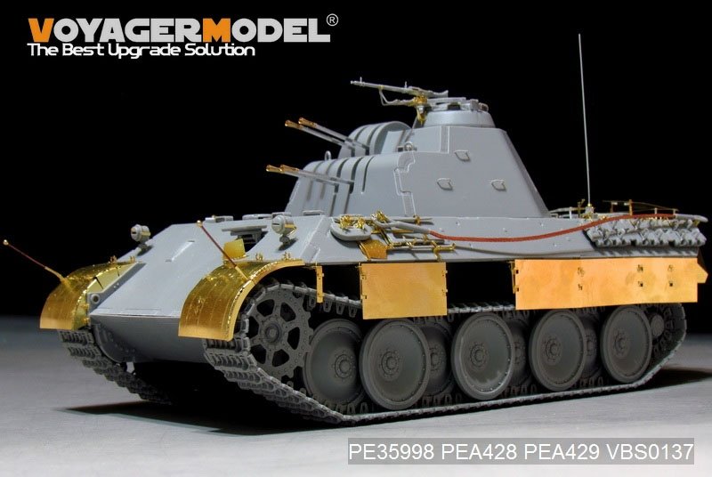 Voyager Model PE35998 WWII German FlaKPanzer V FlaKvierling 20mm MG 151/20 Basic For TAKOM 2105 1/35 – immagine 4