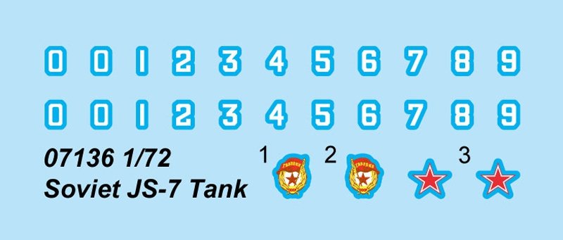 Trumpeter 07136 Soviet JS-7 Tank 1/72 – imagen 2