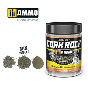 AMMO de Mig Jimenez 8427 CREATE CORK Mélange Gris Pierre 100ml