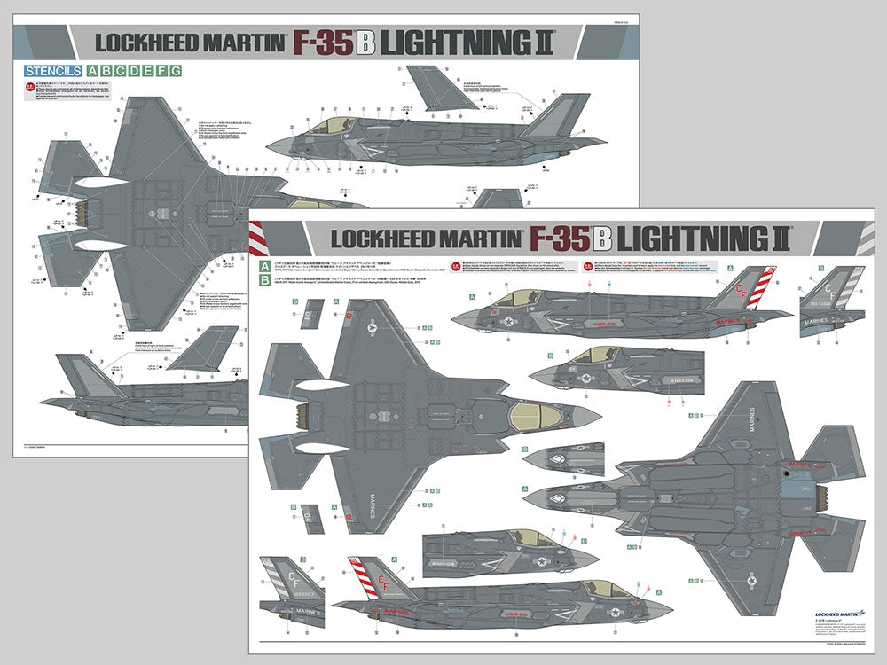 Tamiya 61125 Lockheed Martin F-35B Lightning II 1/48 – immagine 25