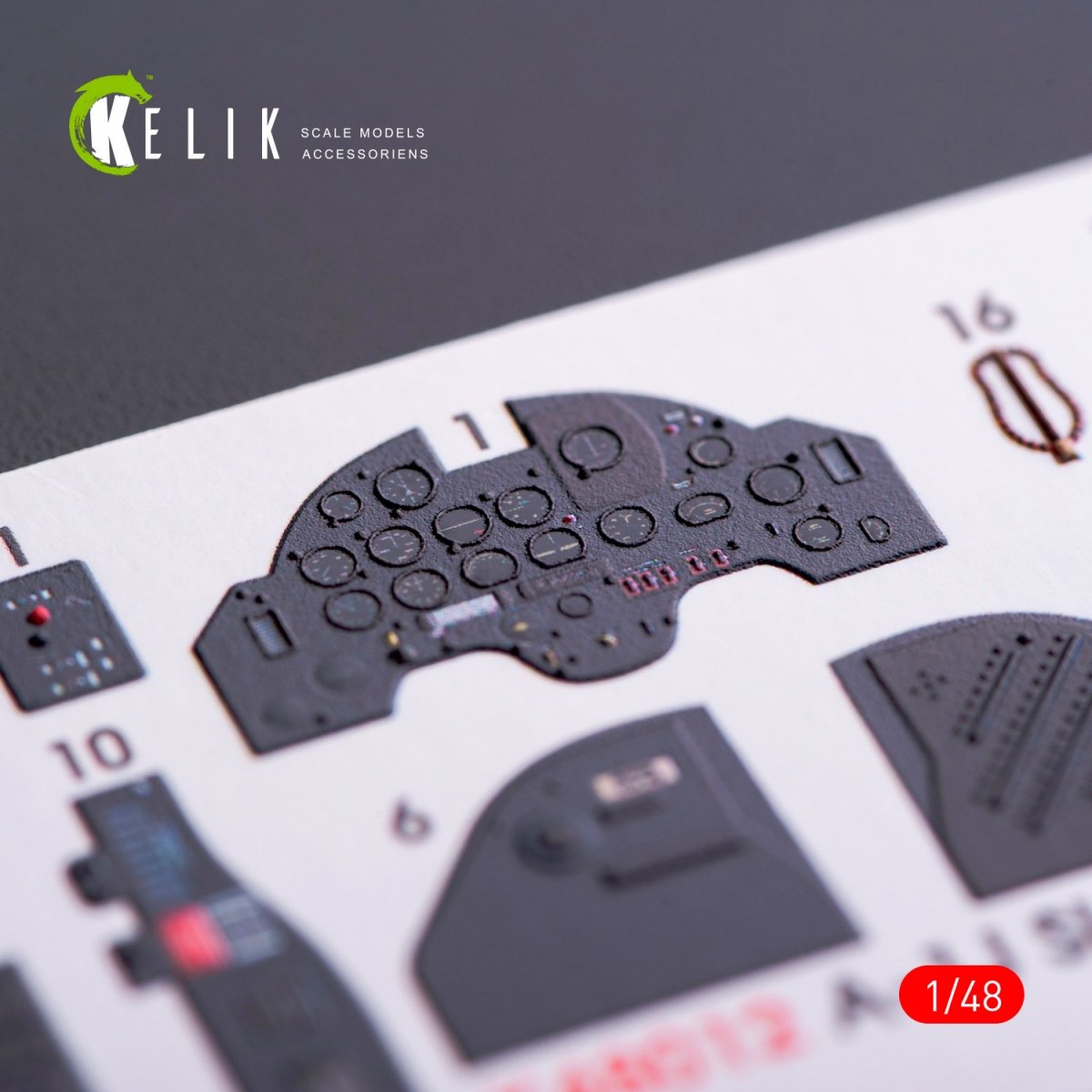 KELIK K48012 Décalcomanies 3D pour intérieur du A-1J Skyraider, pour maquette Tamiya au 1/48 – image 3
