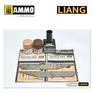 Liang 0003 Splashes Mud Effects Airbrush Stencils – image 5