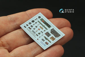Quinta Studio QD72153 P-47D Thunderbolt Bubbletop 3D-Printed coloured Interior on decal paper (Tamiya) 1/72 – imagen 4