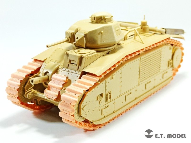 Maquette ET Model P35-019 Char de combat français B1 bis de la Seconde Guerre mondiale, chenilles fonctionnelles (impression 3D), échelle 1/35 – image 5