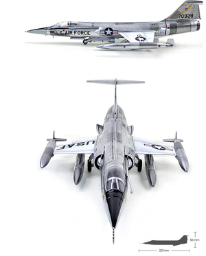 Academy 12576 USAF F-104C Vietnam War 1/72 – Bild 5