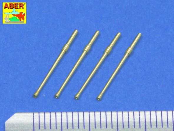 Aber A48014 Set of 4 barrels for Japanese 20 mm Type 99 aircraft machine cannons 1/48 – zdjęcie 2