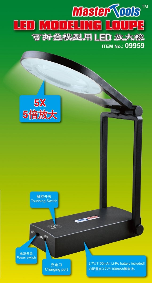 Trumpeter 09959 LED modelling loupe – Bild 2