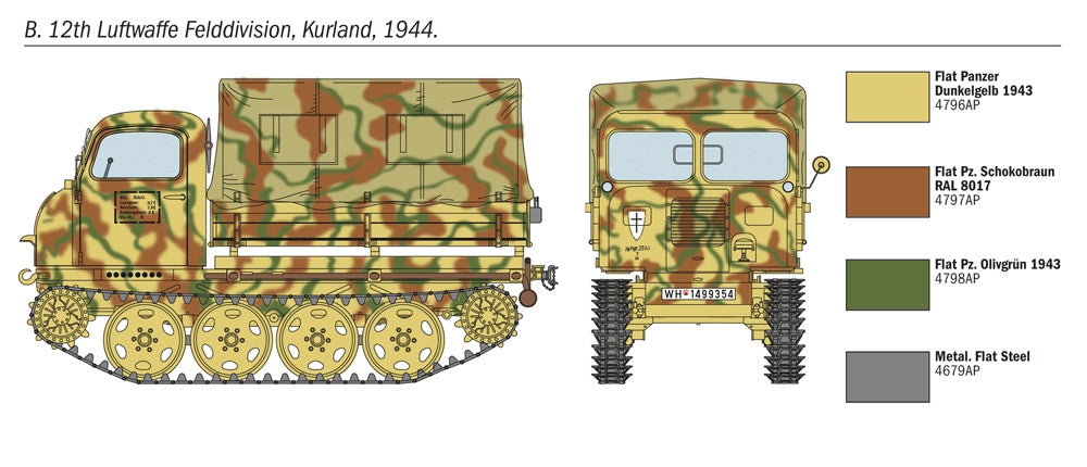 Italeri 6549 STEYR RSO/01 with GERMAN SOLDIERS 1/35 – immagine 16