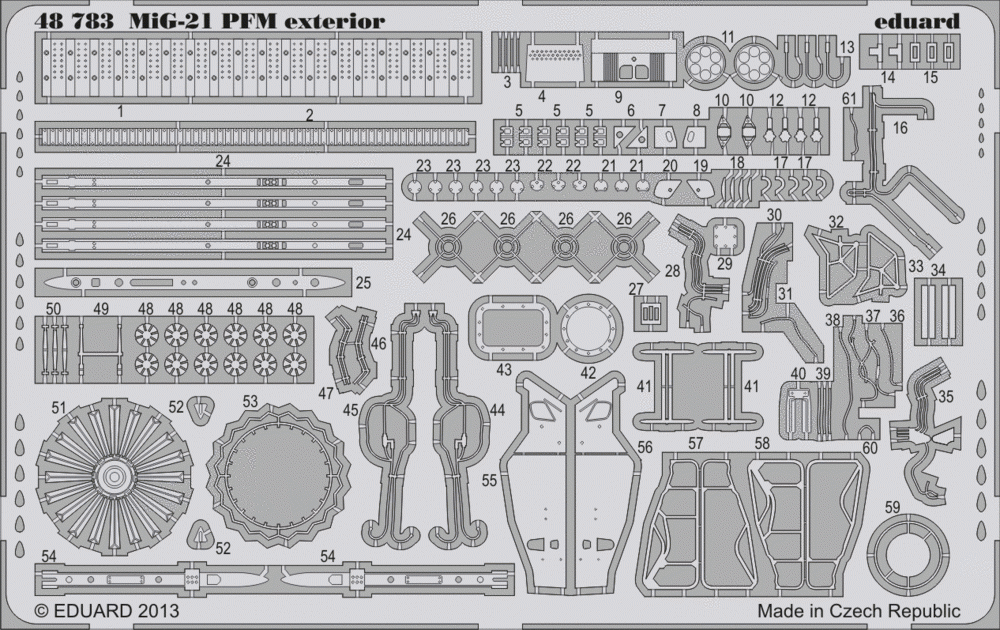 Eduard 48783 MiG-21PFM 1/48 EDUARD