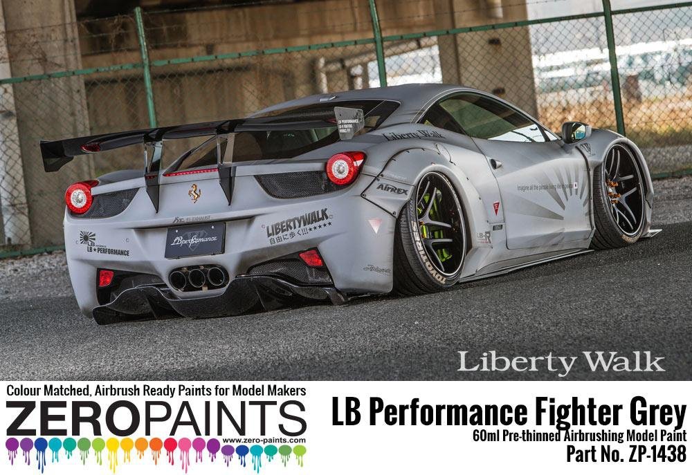 Zero Paints ZP-1438 - LB Performance Zero Fighter (Combat Style) Gray Paint (LB Works Ferrari 458, Lamborghini Aventador, Murciéelago) 60ml – image 3