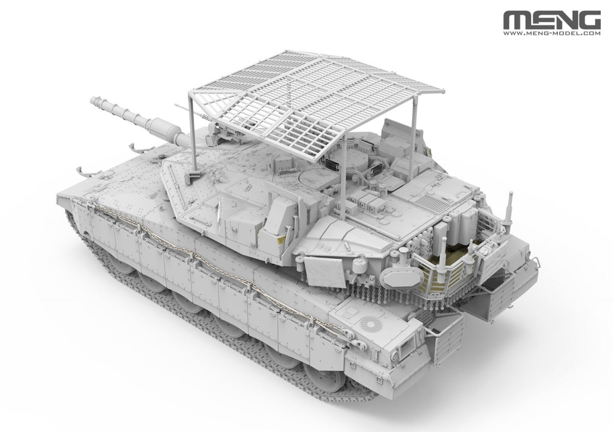 Meng Model TS-056 Merkava Mk.4M w/roof-mounted slat armor Israel Main Battle Tank 1/35 – imagen 3