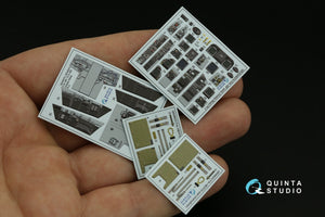 Quinta Studio QD48374 F/A-18F early 3D-Printed &amp;amp; coloured Interior on decal paper (Hobby Boss) 1/48 – immagine 5