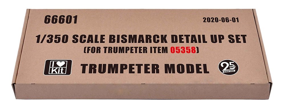 I Love Kit 66601 AV-8B Bismarck 1941 Detail-up Set for Trupmeter 05358 1/350 – immagine 2