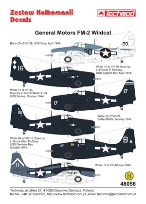 Techmod 48056 - General Motors FM-2 Wildcat 1/48 – Bild 2