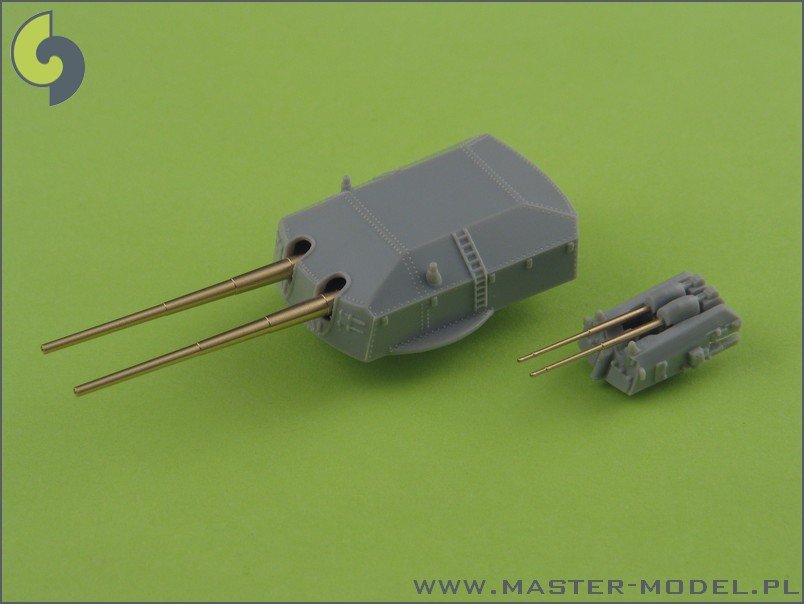Master SM-350-043 Prinz Eugen armament - 203mm (8pcs), 105mm (12pcs) barrels – immagine 5