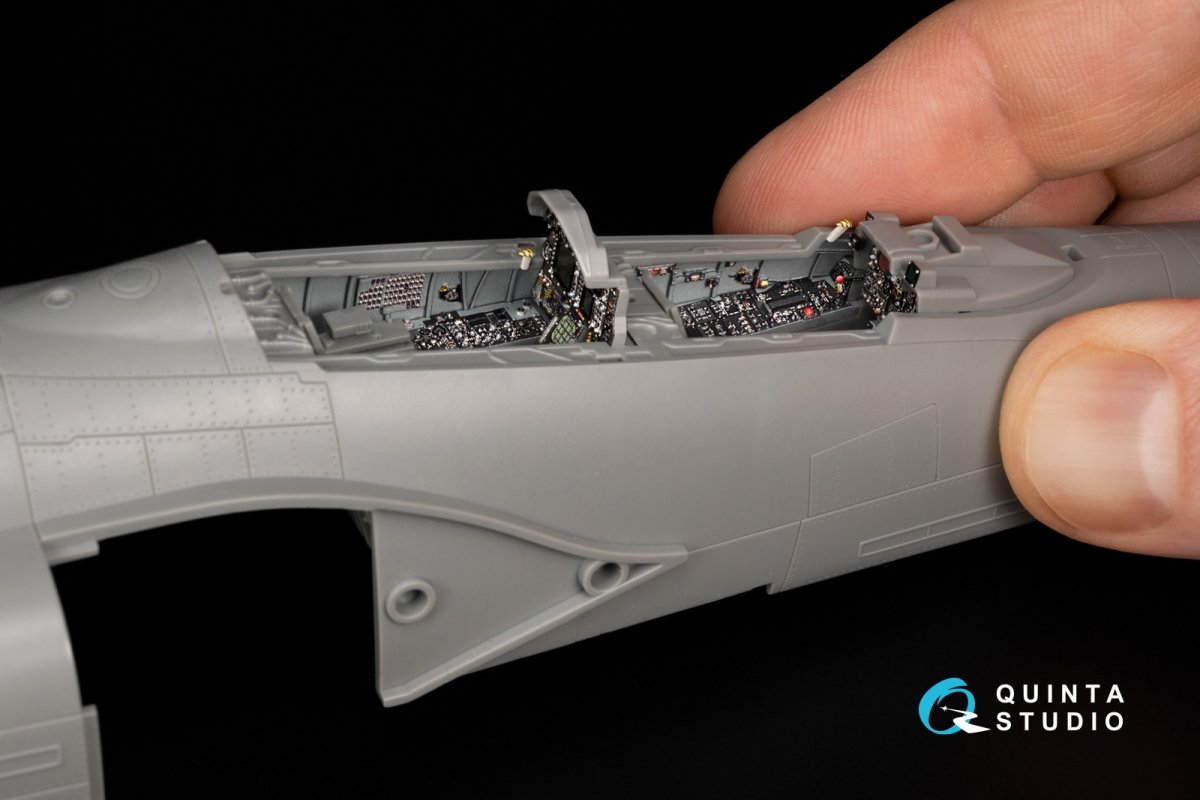 Intérieur imprimé en 3D et coloré sur papier décalcomanie (Meng) pour F-4G (Quinta Studio QD+48341) (avec pièces en résine imprimées en 3D) 1/48 – image 15