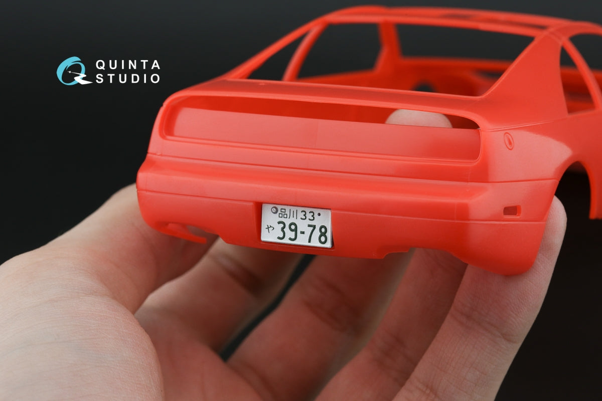 Intérieur coloré imprimé en 3D sur papier décalcomanie (Hasegawa) Quinta Studio QD24020 Nissan Fairlady 300ZX Z32, échelle 1/24 – image 17