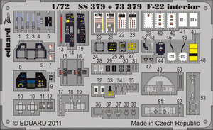 Eduard 73379 F-22 S. A. 1/72 FUJIMI