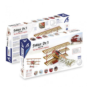 Artesania Latina 20350 Fokker Dr.I Red Baron&amp;#39;s Airplane 1/16 – immagine 6