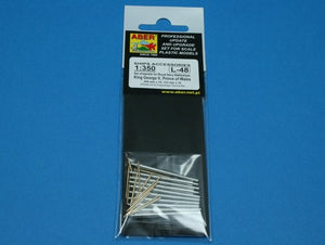 Aber 350L-48 Set of barrels 356mm x 10; 133mm x 16 for King George V, Prince of Wales 1/350 – imagen 5