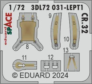 Eduard 3DL72031 CR.32 SPACE ITALERI 1/72 – Bild 3