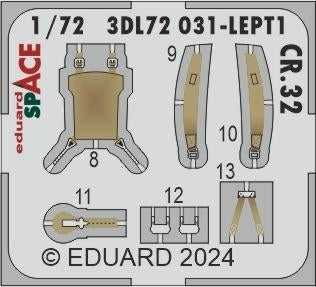 Eduard 3DL72031 CR.32 SPACE ITALERI 1/72 – Bild 3