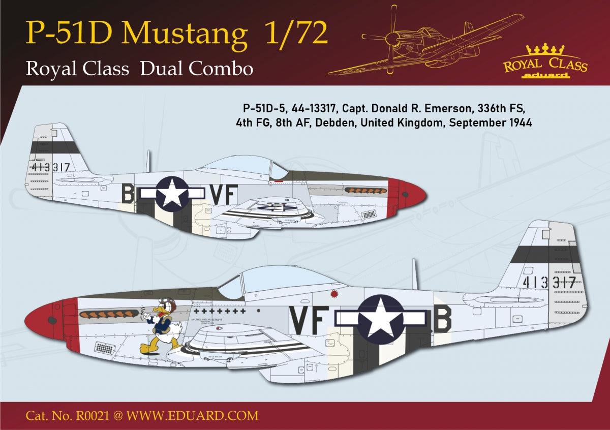 Eduard R0021 P-51D MUSTANG DUAL COMBO 1/72 – imagen 23