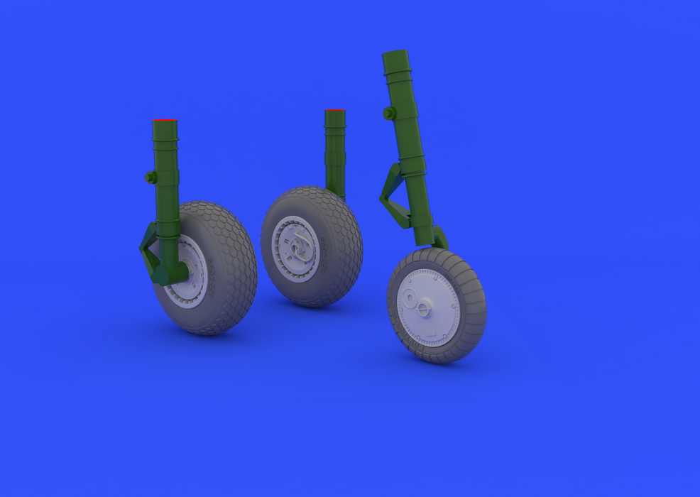 Eduard 632031 Me 262 roues 1/32 (TRUMPETER) – image 2