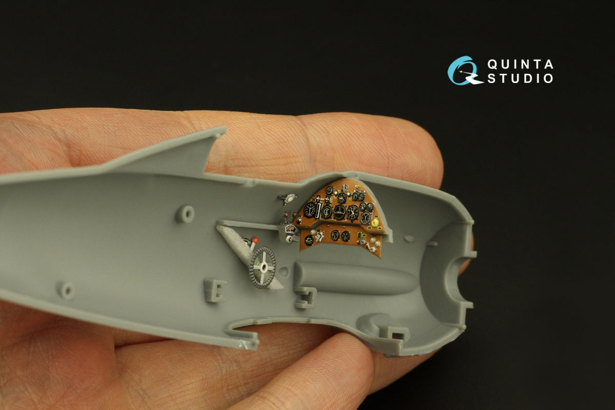 Quinta Studio QD48393 Gloster Gladiator MKI 3D-Printed &amp;amp; coloured Interior on decal paper (I Love Kit) 1/48 – imagen 6