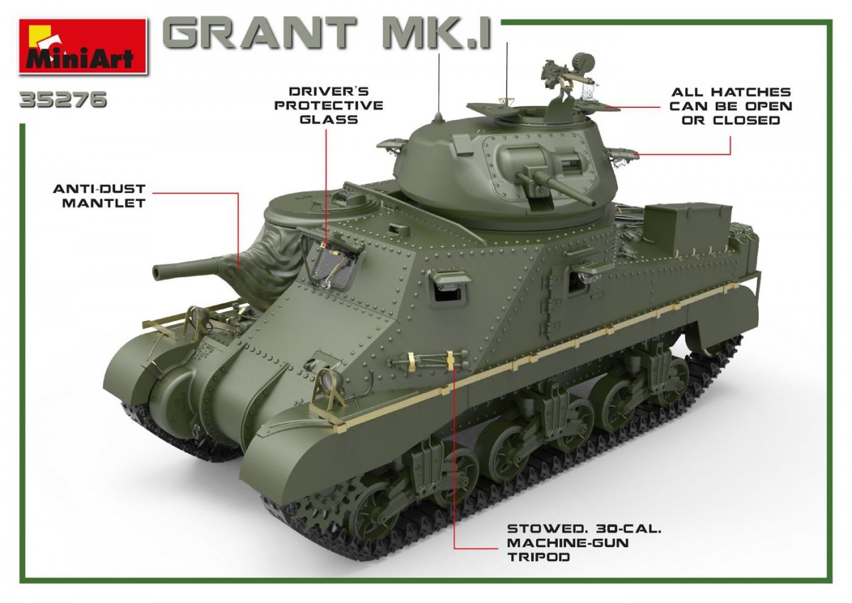 MiniArt 35276 GRANT Mk.I 1/35 – image 6
