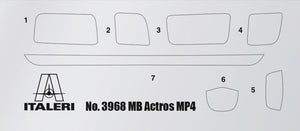 Italeri 3968 MB Actros MP4 Big Space - Grand Prix Edition 1/24 – Bild 10