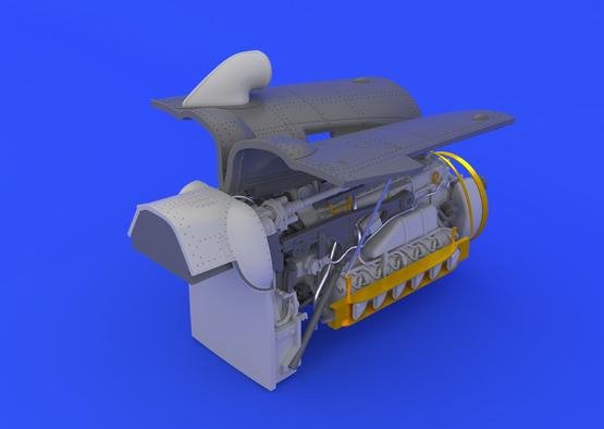 Eduard 648250 Bf 109G-6 engine &amp;amp; fuselage guns 1/48 EDUARD – zdjęcie 4