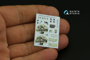Intérieur imprimé en 3D et coloré sur papier décalcomanie (Roden) Quinta Studio QD48209 Arado Ar 68 E/F 1/48  – image 2