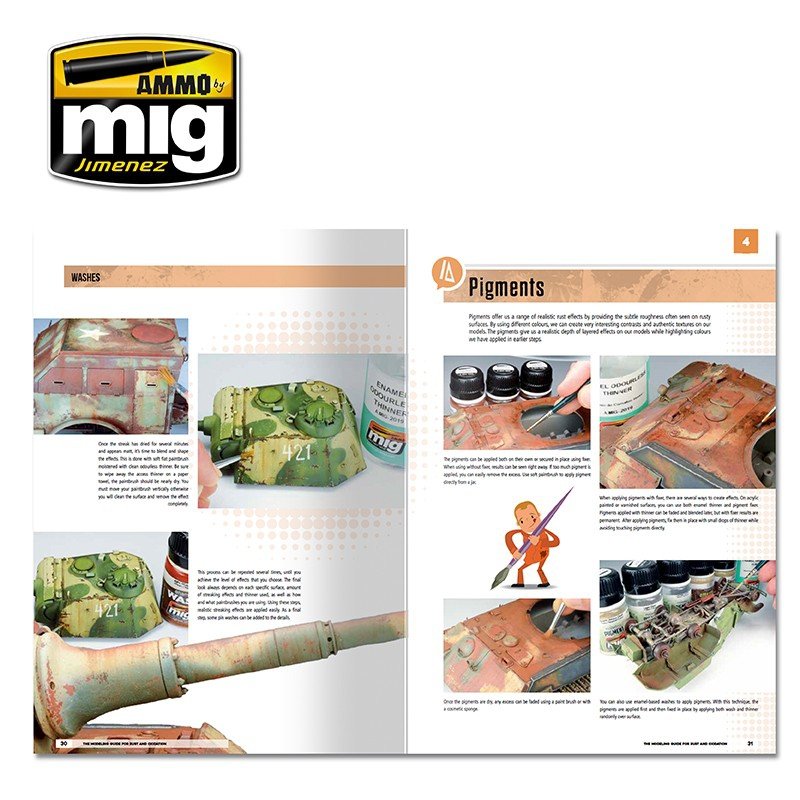 AMMO of Mig Jimenez 6098 THE MODELING GUIDE FOR RUST AND OXIDATION (English) – Bild 6