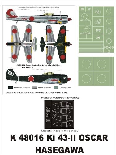 Montex K48016 Ki-43 II Oscar 1/48