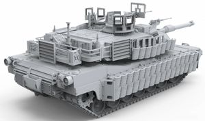 Meng Model 72-003 U.S Main Battle Tank M1A2 SEP ABRAMS TUSK II 1/72 – immagine 3