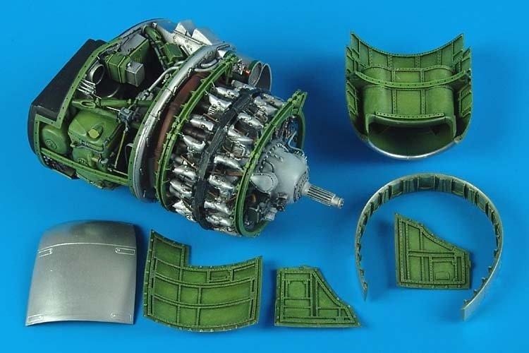 Kit moteur Aires 2167 P-47D Thunderbolt 1/32 HASEGAWA