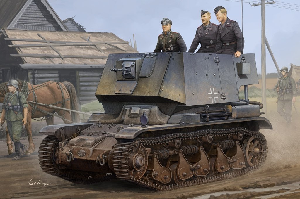 Hobby Boss 83809 Befehlsfahrzeug auf Fgst. Pz.Kpfw.35 R 731(f) 1/35