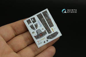 Quinta Studio QDS-32188 F-104J 3D-Printed coloured Interior on decal paper (Italeri) (small version) 1/32 – immagine 5