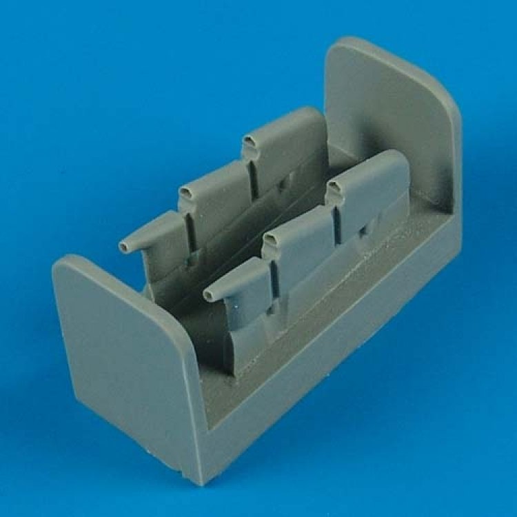 Échappement Quickboost QB48420 Spitfire Mk.I/Ia/Ila - ovale Airfix 1/48