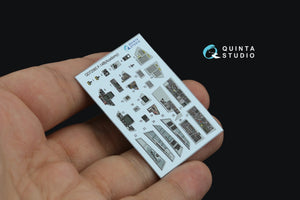Quinta Studio QD72085 F-14B 3D-Printed &amp;amp; coloured Interior on decal paper (Academy) 1/72 – immagine 3